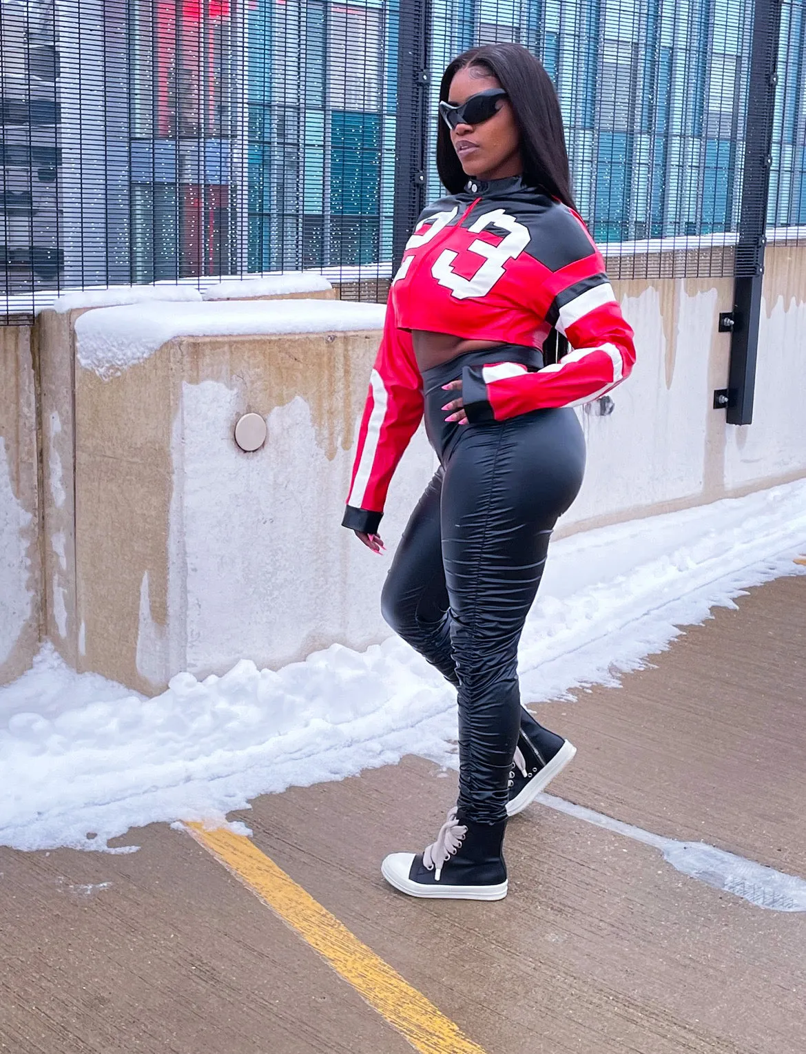 ‘Porsche’ Leather Pants