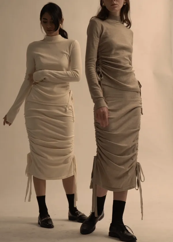 Sagittaire Skirt in Latte