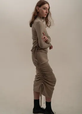 Sagittaire Skirt in Latte
