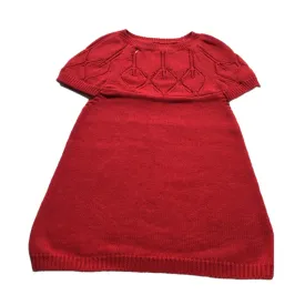 Scarlet Red Baby Frock I 100% Organic Cotton