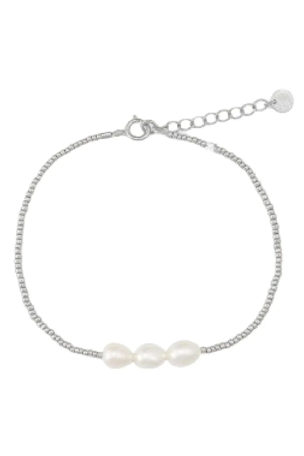 Sorelle 3-pearls Bracelet Silver