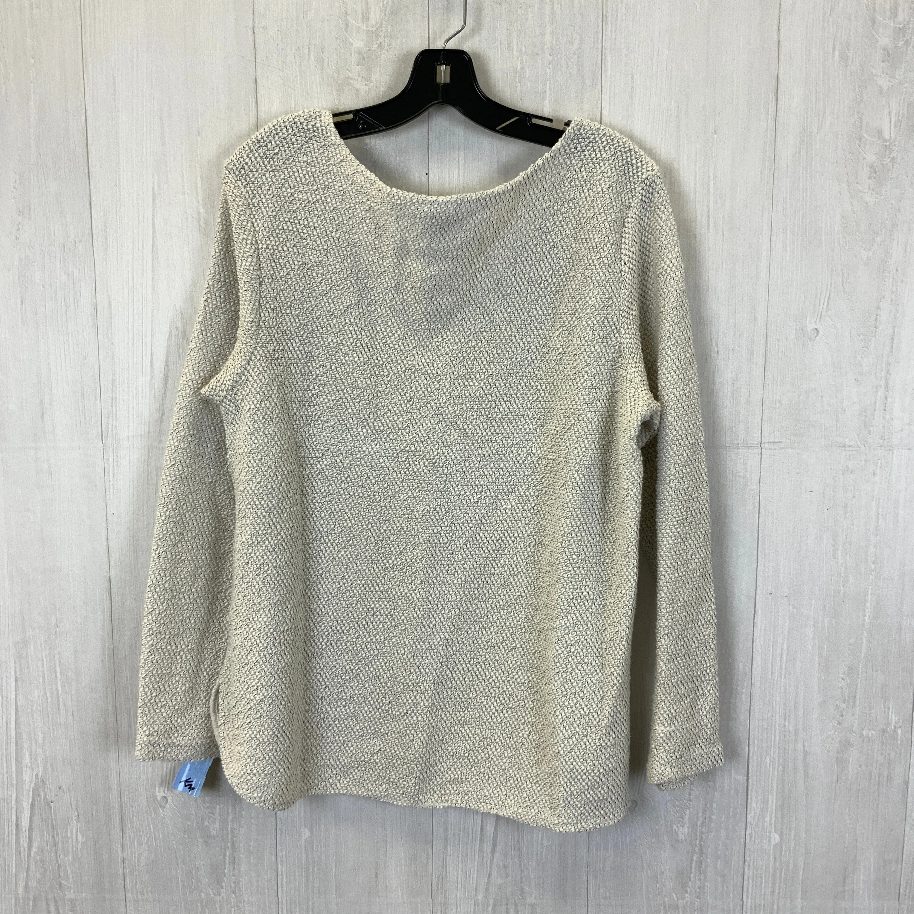Sweater By H&m In WHITE & BLACK Size: L