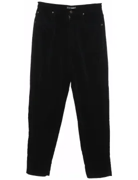 Tapered Velvet Trousers - W30 L31