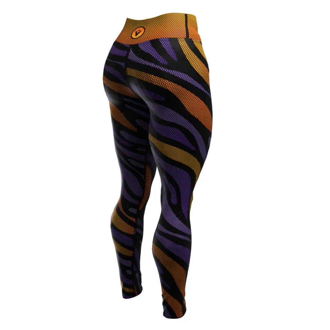 Tigerdelic (Women's Yoga Pants) Yoga