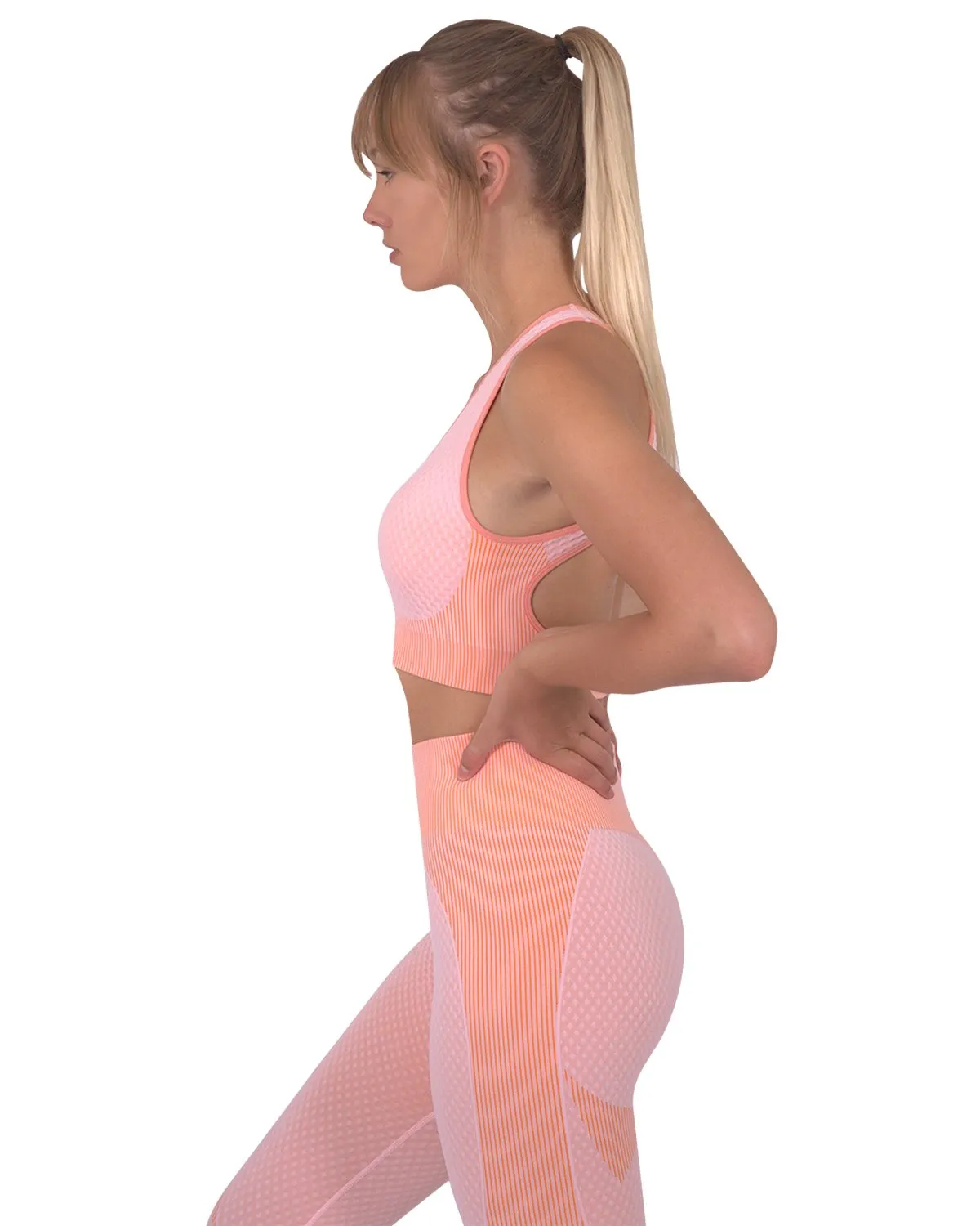 Trois Pink Sports Bra