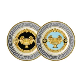 Versace 華美晚宴點心盤-2入-18cm