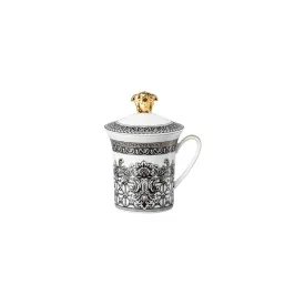 【限量】Versace 30週年限定-典雅之鑲1999 含蓋馬克杯-350ml