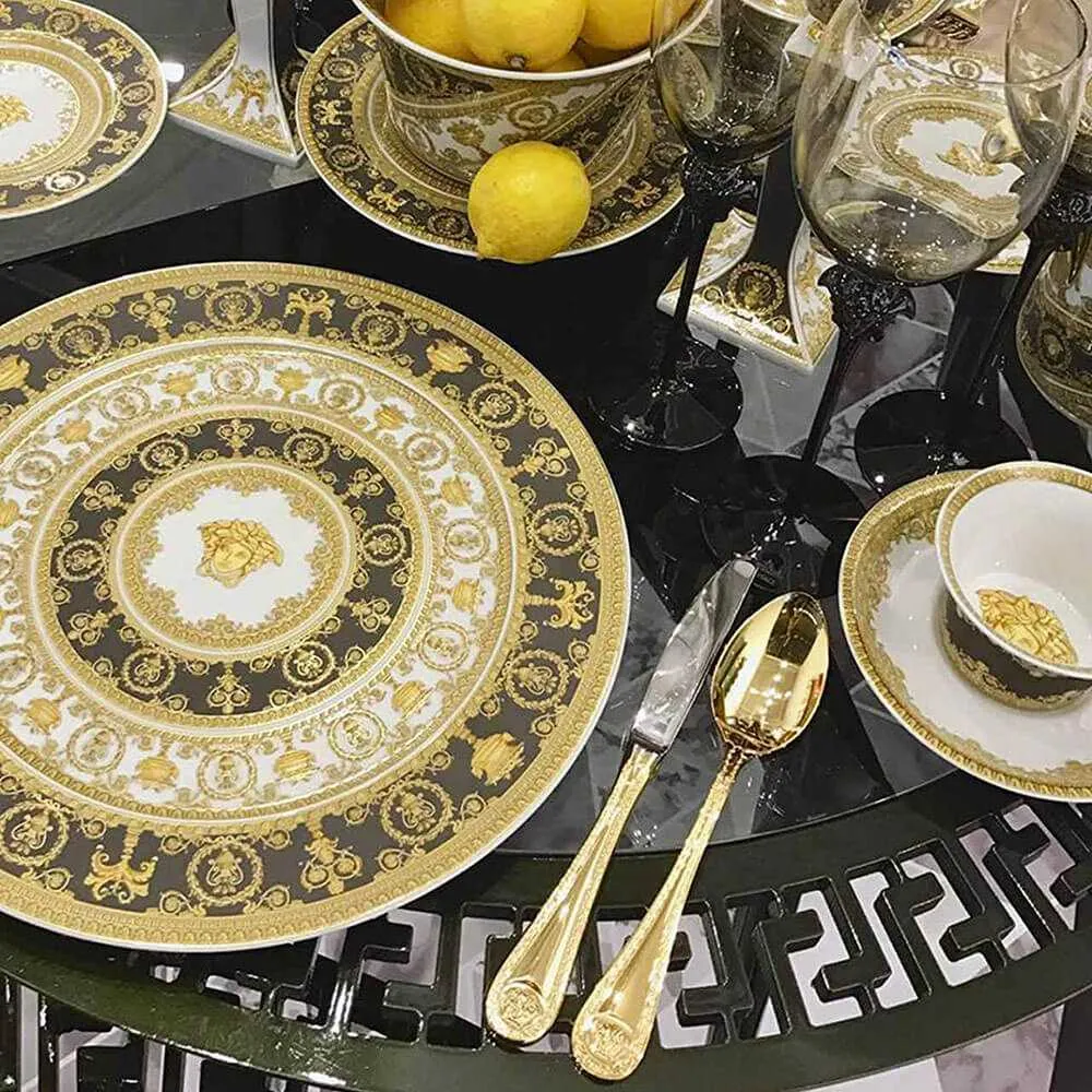Versace meets Rosenthal I Love Baroque Plate diam. 18 cm. black