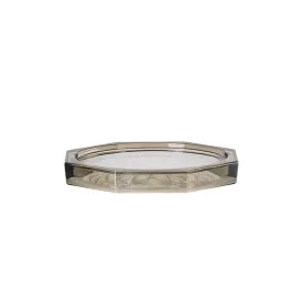 Versace meets Rosenthal Medusa Crystal Lumiere Haze glass coaster diam. 10 cm