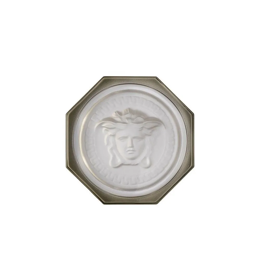 Versace meets Rosenthal Medusa Crystal Lumiere Haze glass coaster diam. 10 cm