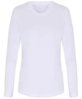 White - Women's TriDri® long sleeve performance t-shirt