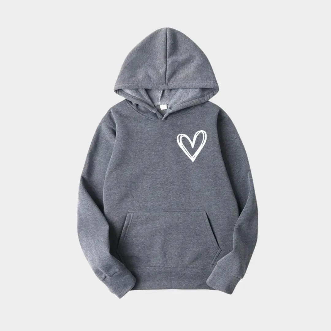 Women's 2D Long Sleeve Round Neck T-Shirt - Casual Sports Top, Hooded Sweatshirt (Pink, Grey, and More)