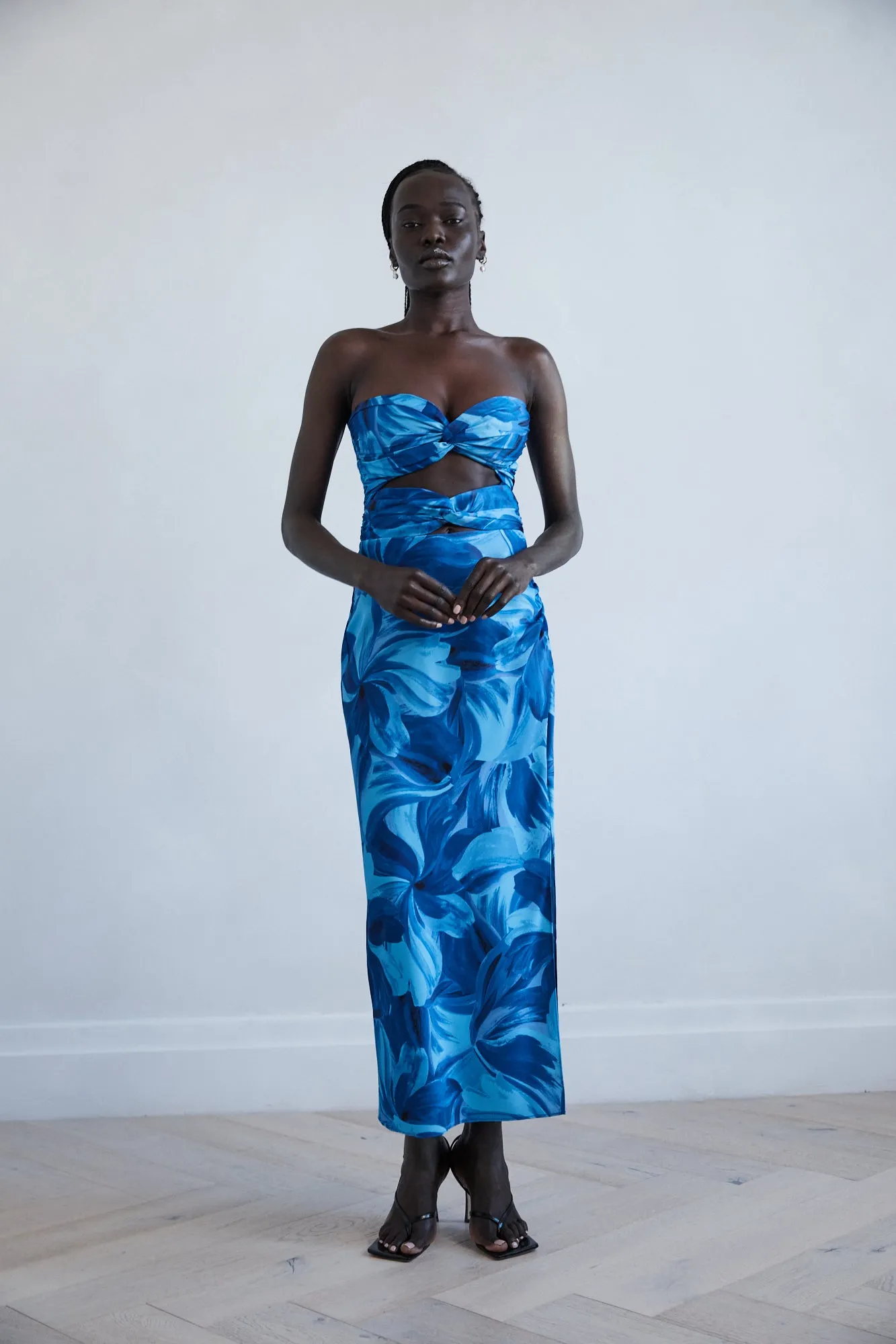 Zabego Jordan Gathered Split Dress