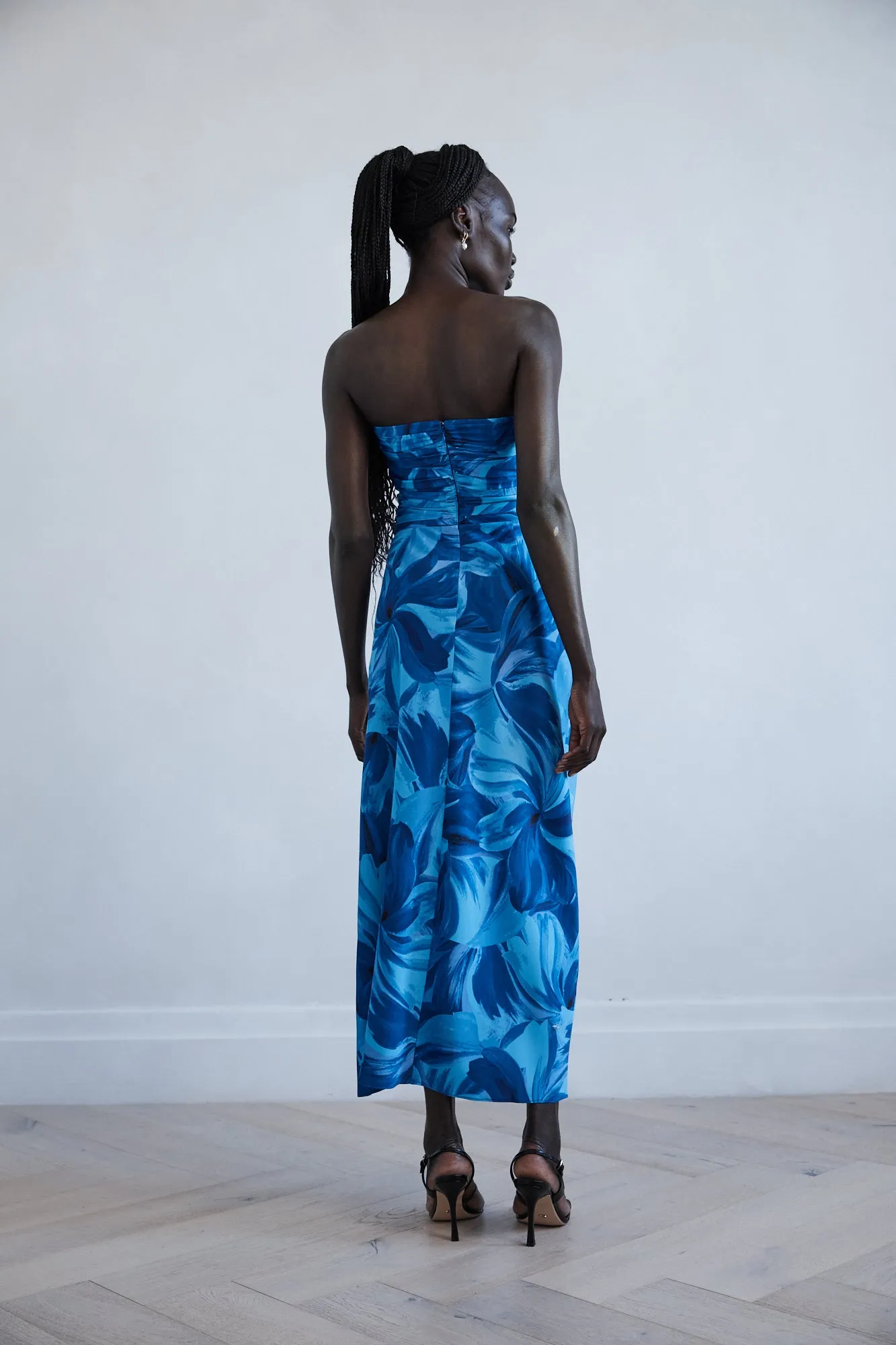 Zabego Jordan Gathered Split Dress
